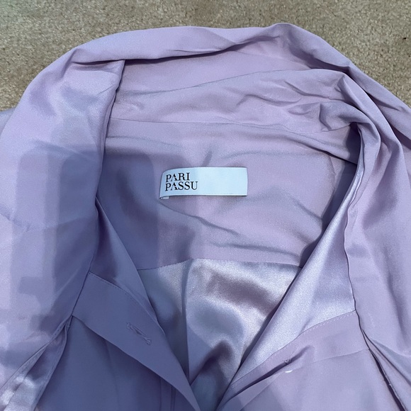 Pari Passi Lavender Button Up Blouse - Picture 3 of 8